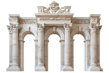 Naklejka premium Classical architectural stone archway
