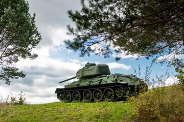 Fototapeta premium Historic Valley of Death: Battle of Dukla Pass Memorial in Slovakia