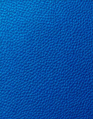 Blue full grain leather background