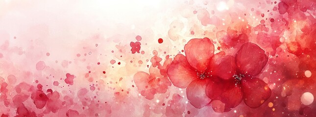 delicate watercolor blooms in soft dreamy hues create a romantic and ethereal festive backdrop loose fluid brushstrokes blend colors seamlessly evoking a sense of gentle celebration.