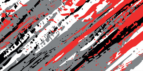 A vector graphic depicting abstract stripe racing designs suitable for vehicle decal wraps, race cars,