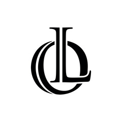 OL luxury initial letter logo template