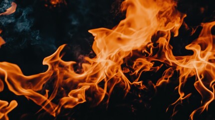Fiery Flames and Smoke
