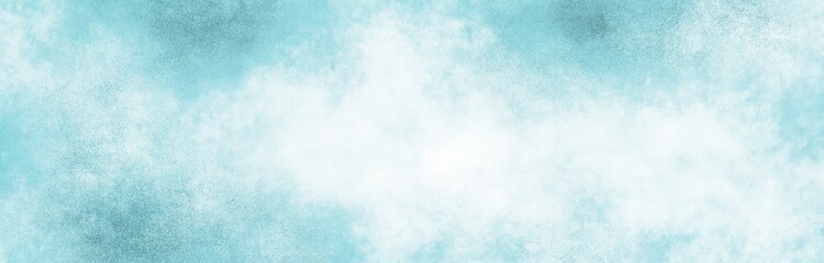 Obraz premium The tranquil winter backdrop features a blend of soft blue hues and wispy clouds, creating an inviting and serene ambiance that captures the essence of the winter season