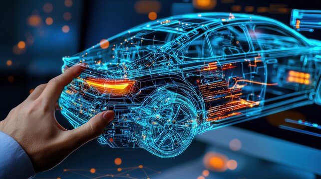 Engineer innovates automotive design using computer standards to enhance vehicle performance and efficiency