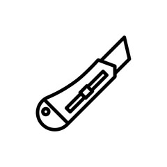 Cutter icon Vector flat thin line illustration