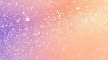 Fototapeta premium Textured grainy finish across a gradient of peachy pink and lilac purple, with small sparkling highlights scattered throughout,