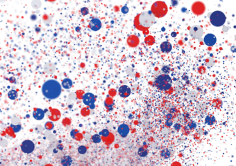 Confetti -  Red Blue White Confetti Confetti Overlay