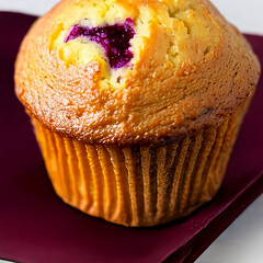 raspberry muffin
