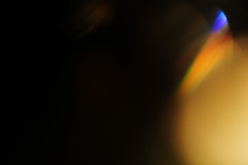 Prismatic Luxury Gold Overlays – High-resolution abstract light and golden bokeh textures....