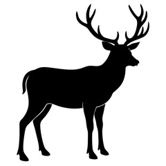 elk silhouette vector