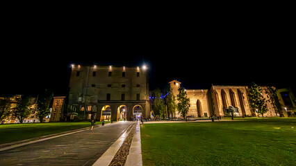 castle in the night