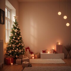christmas tree with presents
