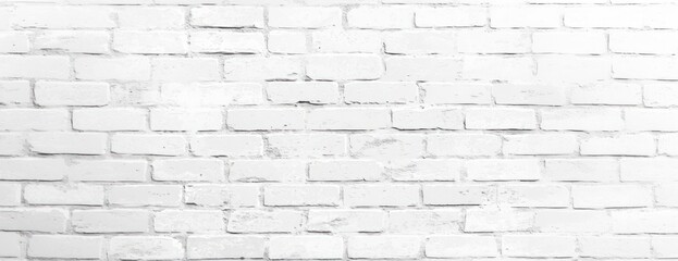 White brick wall background texture architecture minimalist.