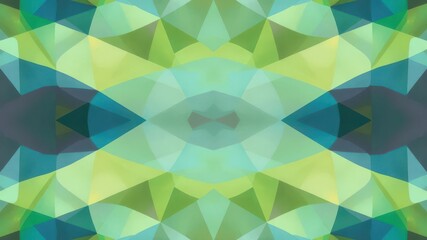 Obraz premium Abstract geometric pattern with shades of blue and green, green, texture