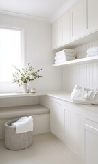 Fototapeta premium Transform Your Space: Discover the Beauty of Minimalist Interior Design for a Cozy and Stylish Home Environment