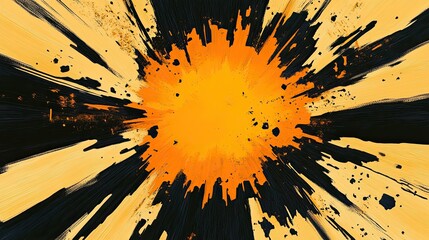 Vibrant Explosion of Colorful Energy and Motion