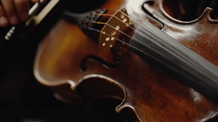 Fototapeta premium Violin Closeup