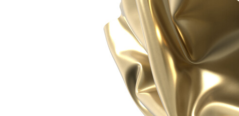 Abstract Golden Fabric