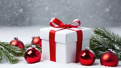 christmas gift box - AI Generative