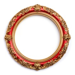 Jewelry circle locket frame.
