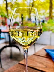 glass of wine