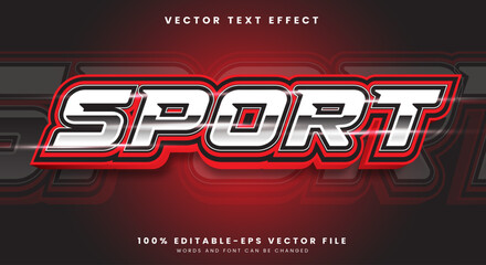 Sport 3D editable Text Effect Template Suitable for Racing Style Theme