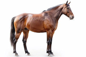 Obraz premium Beautiful brown horse