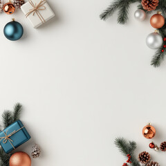 Festive Artistic Banner with Watercolor Elements and Colorful Decorations Ideal for Seasonal Sales Promotions and Holiday Themes