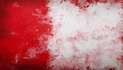 Naklejka premium Abstract rough red and white texture, grungy backdrop.