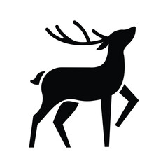 deer silhouette vector	