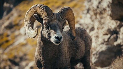 Bighorn Sheep Portrait