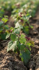 Amaranth plants growing badly.