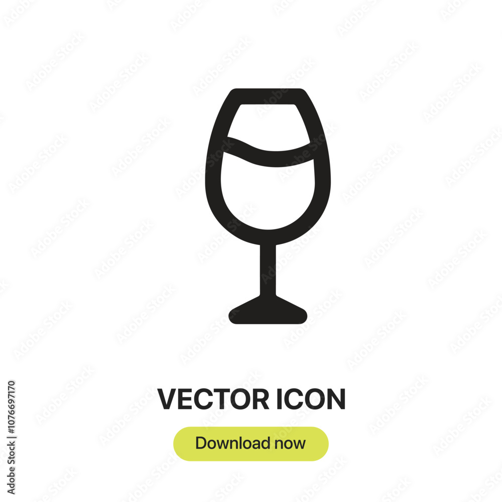 Aufkleber champagne icon vector. linear-style sign for mobile concept and web design. champagne symbol illustr