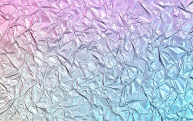 A piece of paper with a blue, purple and pink background