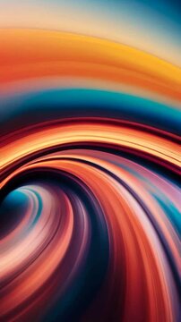 abstract clowing background with multicolored blurred gradients moving on dark
