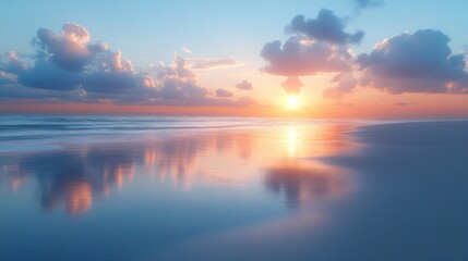 Fototapeta premium Peaceful Sunset Beach