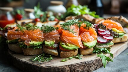 Delicious Smoked Salmon and Avocado Toasts