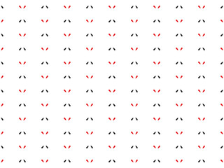 Seamless abstract pattern with doted strips