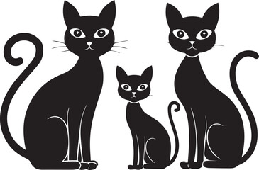 Cat Silhouette Black Vector