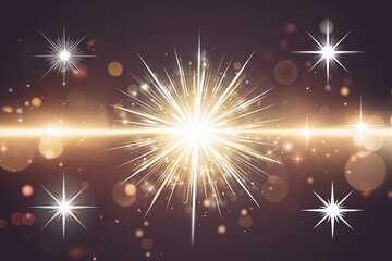 Naklejka premium Brilliant Reflections Featuring Sparkling Shine Icons