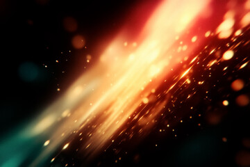 Obraz premium Atmospheric Golden Glow Overlays – High-resolution textures with warm, golden tones and soft ambient light. Perfect for adding a subtle, elegant glow to photos, designs, and branding projects with