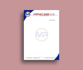 Naklejka premium Letterhead-9