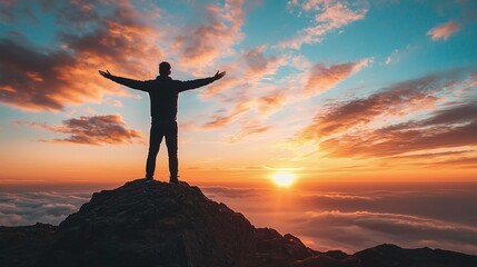Fototapeta premium lifestyle health wellness and the journey towards balance and well-being through positivity and mindfulness.