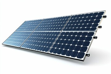 Solar panel array with individual cell detail