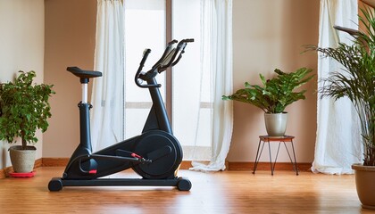 Fototapeta premium Use the treadmill to prepare for outdoor running events. 