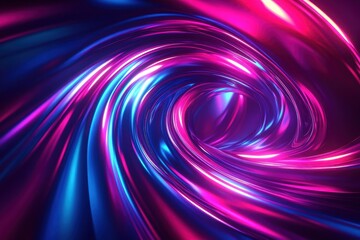 Fototapeta premium Abstract Futuristic Background Featuring Colorful Light Trails in Dynamic Motion for Creative Design Projects and Digital Art Applications