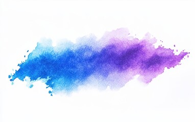 Abstract Watercolor Gradient in Cool Tones Featuring Hues of Blue and Purple, Ideal for Backgrounds, Designs, and Artistic Projects
