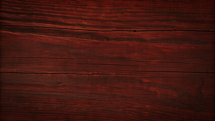 Naklejka premium Vintage Red Wood Texture Background with Patina and Cracks, AI Generation
