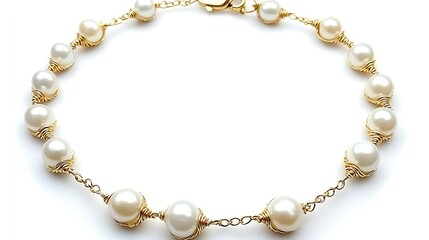 Seashell and Pearl Fantasy Anklet from Mermaid's Treasure